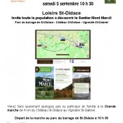 Invitation à l'ouverture officielle - Sentier Mont Marcil