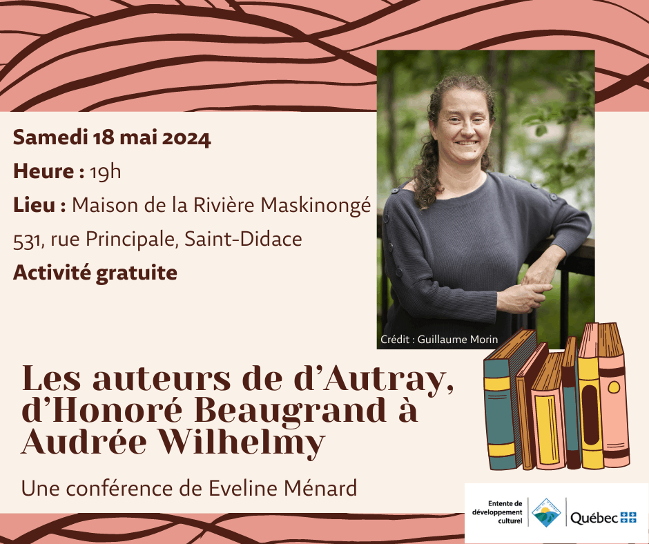 Conférence les auteurs de D'Auray à Saint-Didace