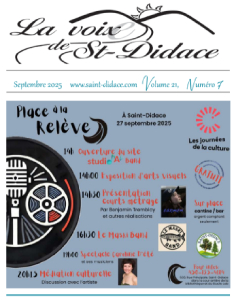 La voix de Saint Didace septembre 2025